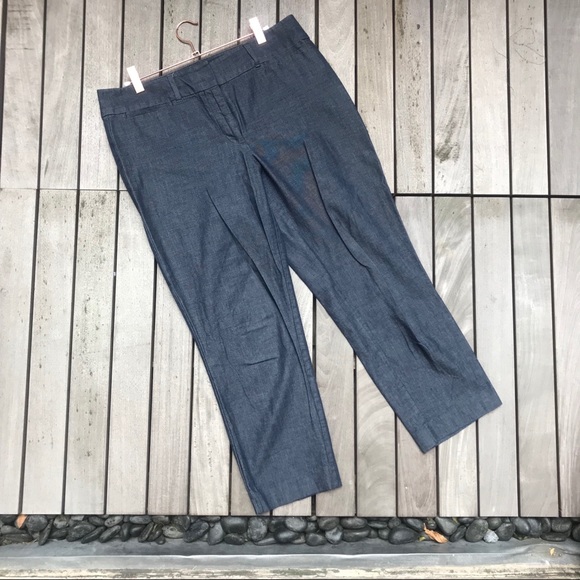 ANN TAYLOR FACTORY Grey Slit Pocketed Dress Pants - Picture 2 of 8